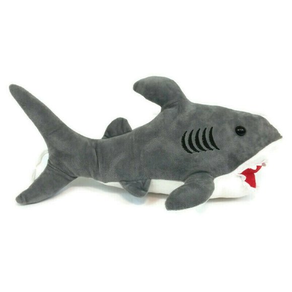Lissi Puppe Sugar Kingdom Great White Shark Plush Stuffed Animal 17" Ocean Sea - Picture 4 of 11